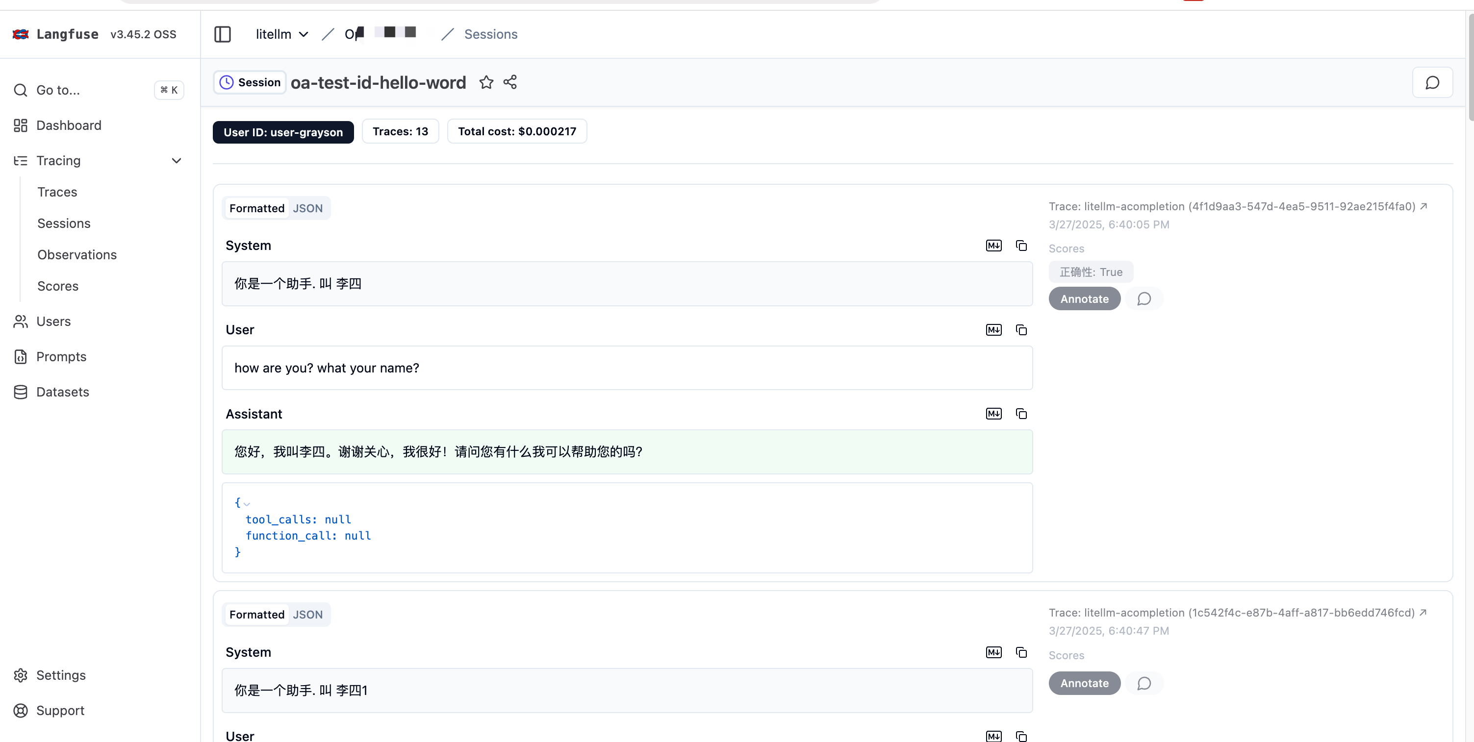 Langfuse Performance Analysis